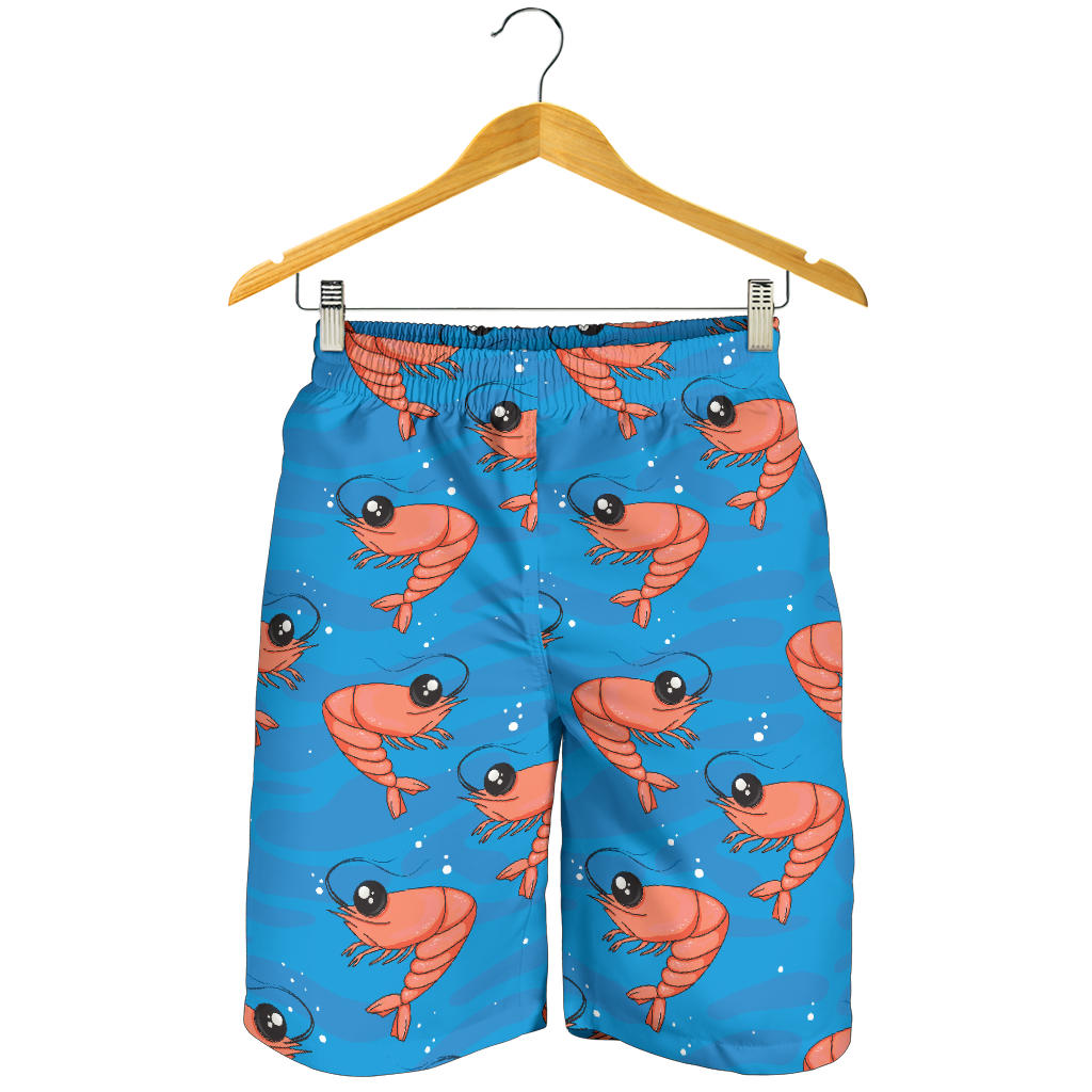 Prawn Cute Pattern Print Design 03 Mens Shorts
