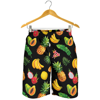 Tropical Fruits Pattern Print Design TF03 Mens Shorts