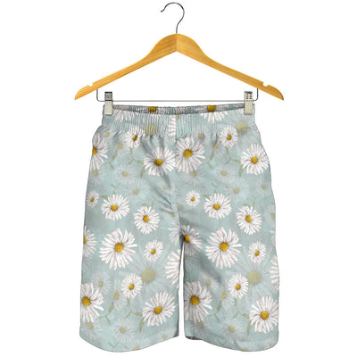 Daisy Pattern Print Design DS012 Mens Shorts