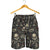 Rock and Roll Skull Pattern Print Design A03 Mens Shorts