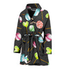 Lollipop Pattern Print Design LL02 Women Bathrobe