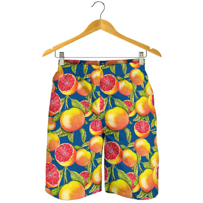 Grapefruit Pattern Print Design GF04 Mens Shorts