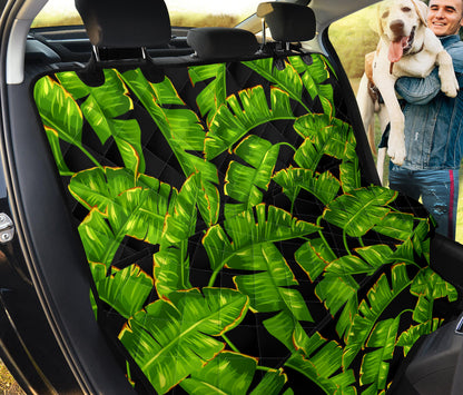 Banana Leaf Pattern Print Design BL06 Rear Dog  Seat Cover