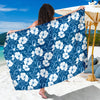 Hibiscus Pattern Print Design HB03 Sarong Pareo Wrap