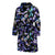 Lavender Dragonfly Pattern Print Design LV03 Men Bathrobe