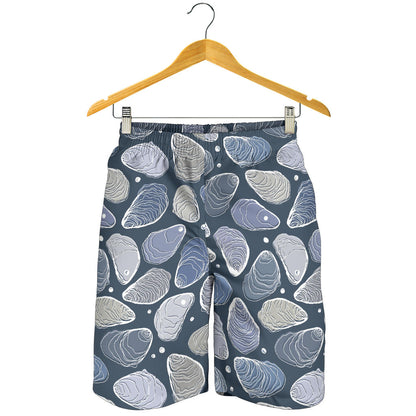 Oyster Pattern Print Design 02 Mens Shorts