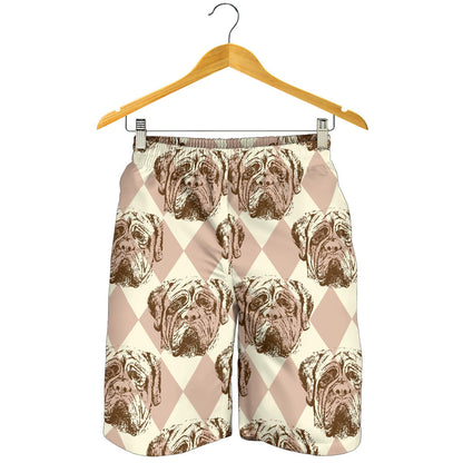 Mastiffs Pattern Print Design 01 Mens Shorts