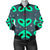 Alien Head Heart Pattern Print Design 03 Women's Bomber Jacket