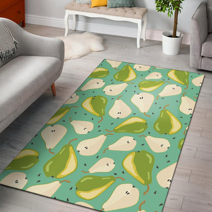 Pear Pattern Print Design PE04 Area Rugs