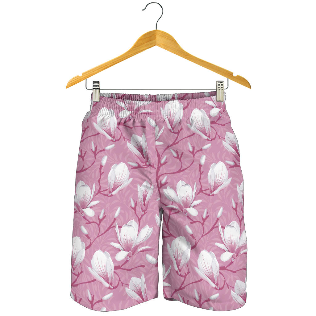Magnolia Pattern Print Design MAG05 Mens Shorts