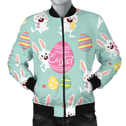 Easter Eggs Pattern Print Design RB014 Men Bomber Jacket