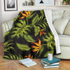 Bird Of Paradise Pattern Print Design BOP013 Fleece Blanket