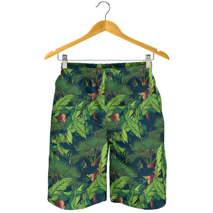 Rainforest Pattern Print Design A01 Mens Shorts