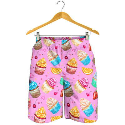 Cupcake Pattern Print Design CP05 Mens Shorts