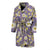 Daisy Pattern Print Design DS011 Men Bathrobe