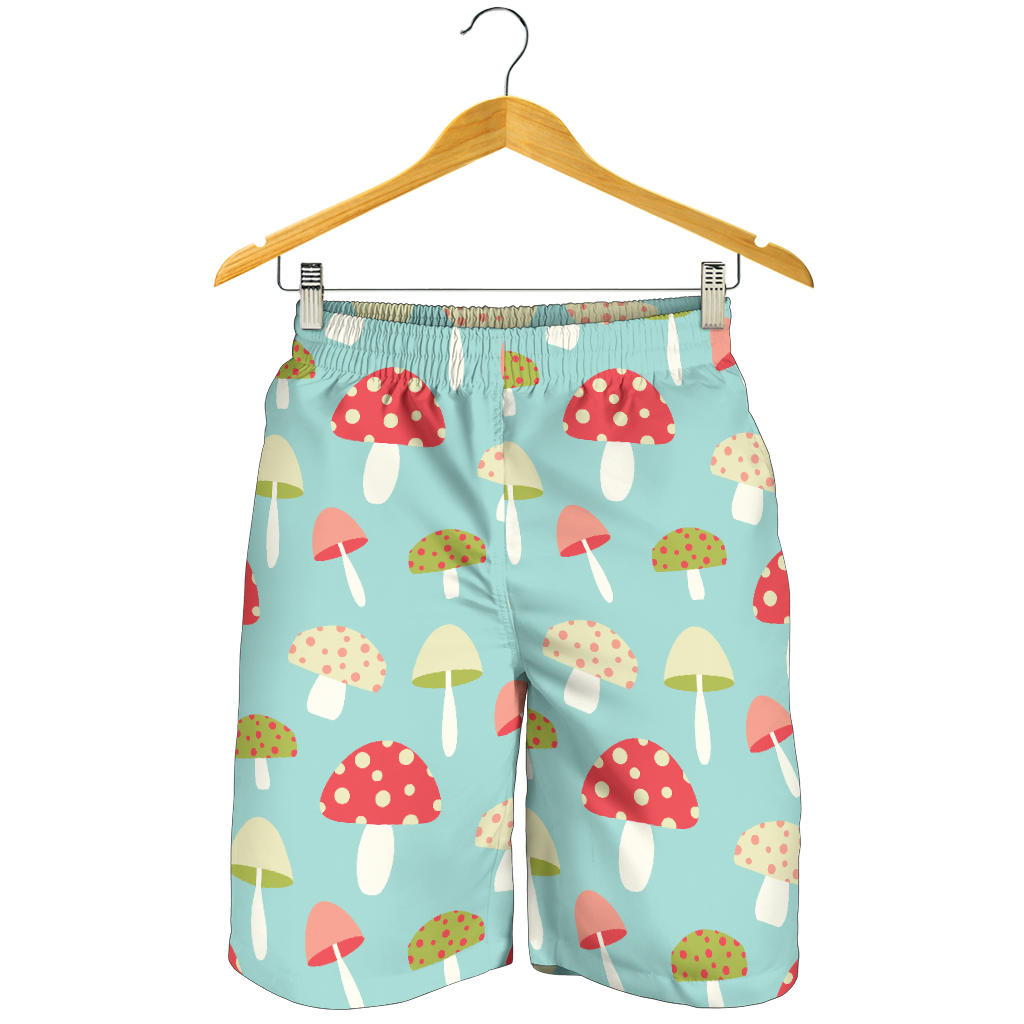 Mushroom Pattern Print Design A01 Mens Shorts