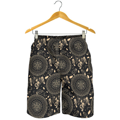 Dream Catcher Mandala Boho Moon Mens Shorts