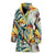 Tropical Flower Pattern Print Design TF022 Women Bathrobe