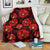 Camellia Pattern Print Design CM06 Fleece Blanket