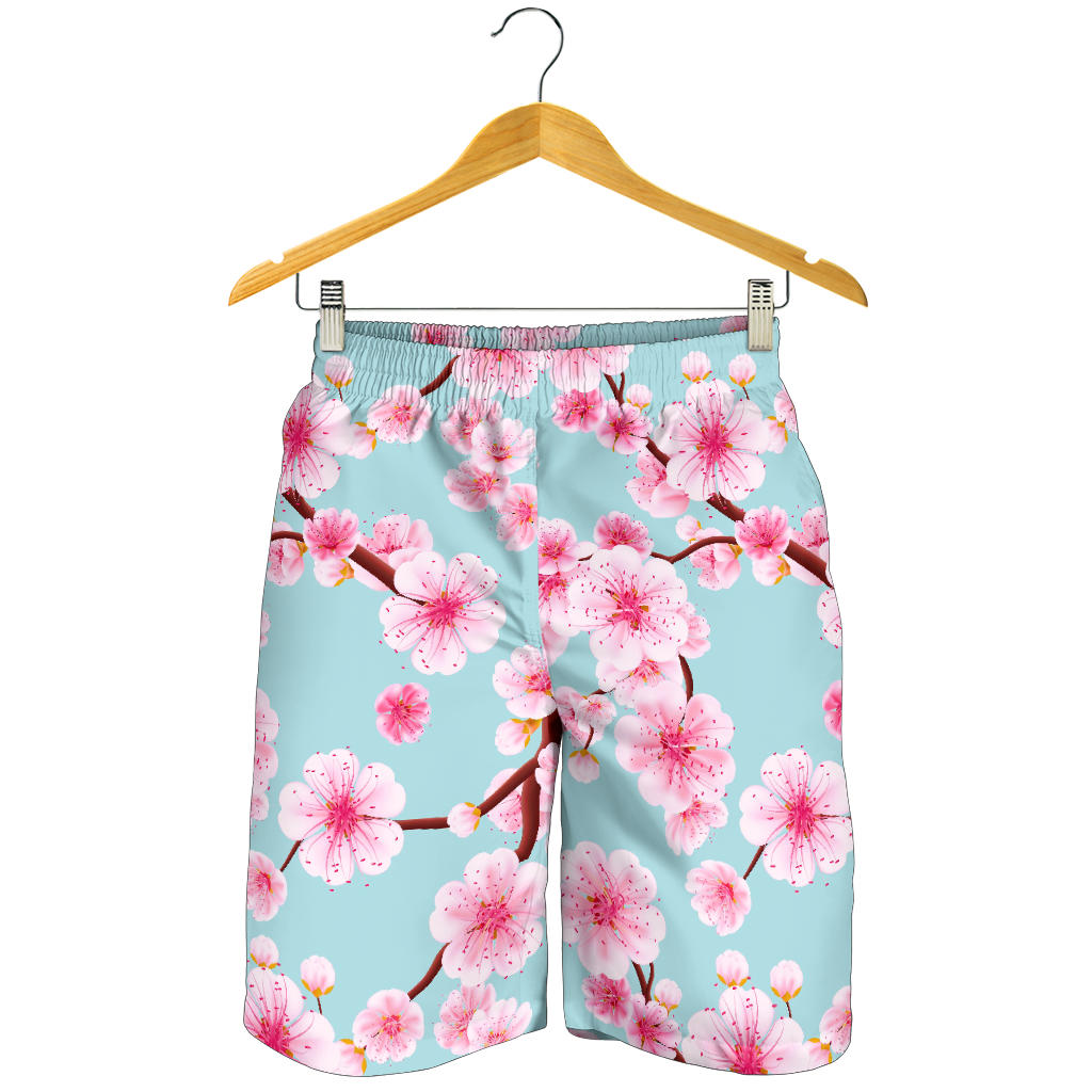 Cherry Blossom Pattern Print Design CB04 Mens Shorts