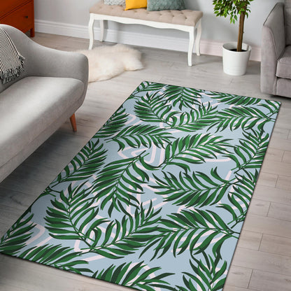 Palm Leaves Pattern Print Design PL06 Area Rugs