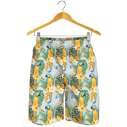 Parrot Pattern Print Design A04 Mens Shorts