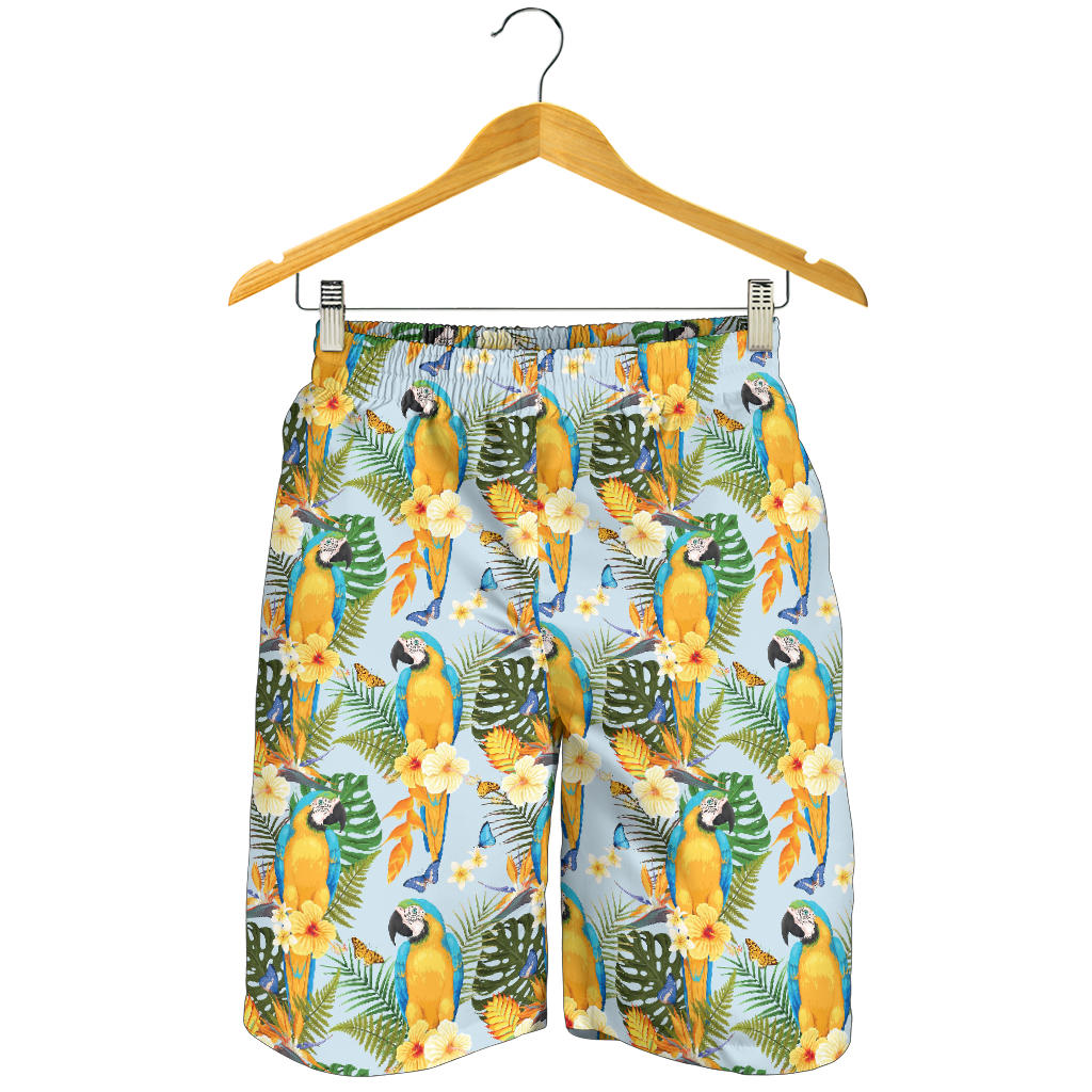 Parrot Pattern Print Design A04 Mens Shorts