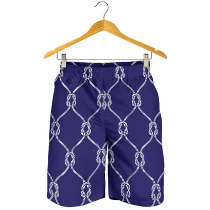Rope Pattern Print Design A03 Mens Shorts