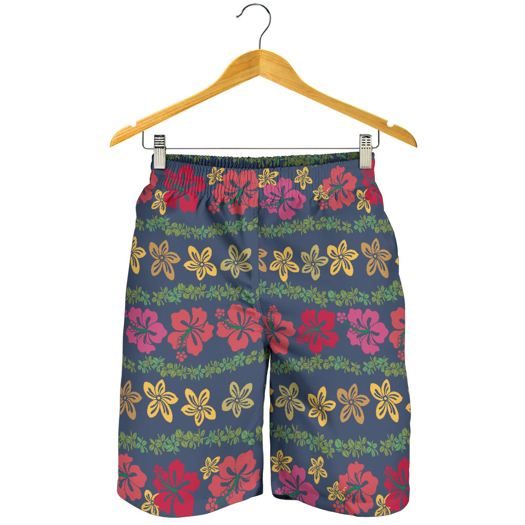 Hawaiian Themed Pattern Print Design H018 Mens Shorts