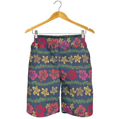 Hawaiian Themed Pattern Print Design H018 Mens Shorts