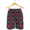 Rooster Pattern Print Design A02 Mens Shorts