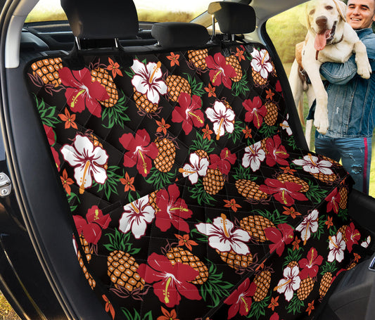 Hawaiian Themed Pattern Print Design H013 Rear Dog  Seat Cover