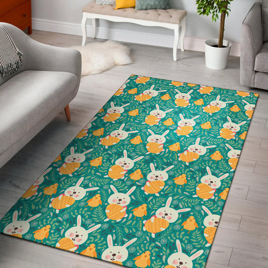 Easter Eggs Pattern Print Design RB02 Area Rugs