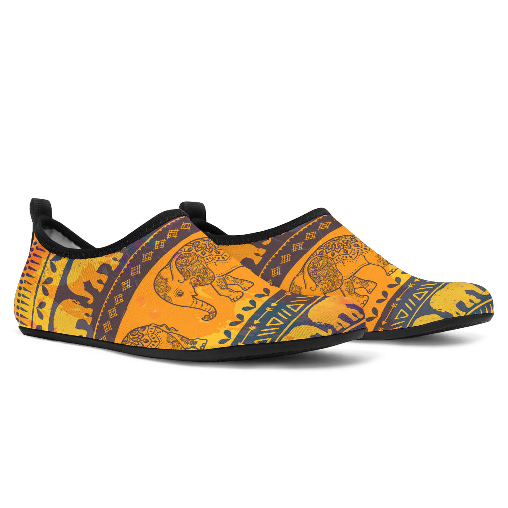 Elephant Aztec Aqua Water Shoes