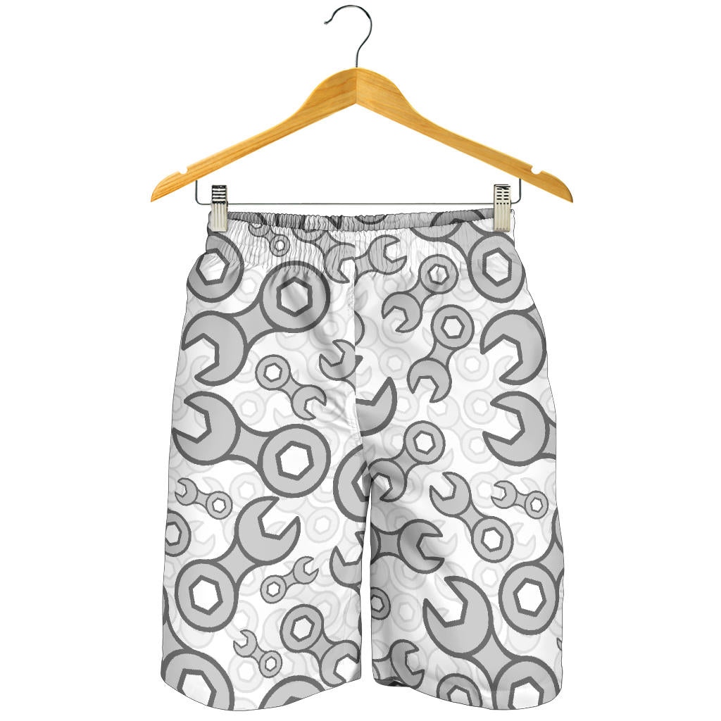 Mechanic Pattern Print Design 05 Mens Shorts
