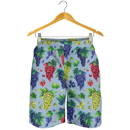 Grape Pattern Print Design GP06 Mens Shorts