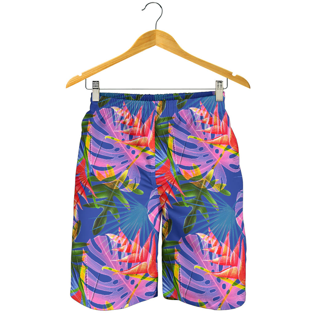 Tropical Flower Pattern Print Design TF025 Mens Shorts