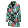 Bird Of Paradise Pattern Print Design BOP01 Women Bathrobe