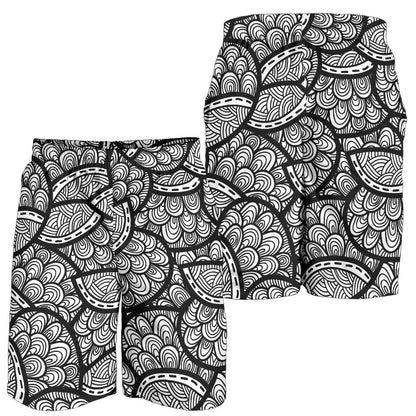 Polynesian Pattern Print Design A01 Mens Shorts