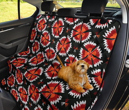Carnations Pattern Print Design CN03 Rear Dog  Seat Cover