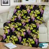 Grape Pattern Print Design GP04 Fleece Blanket