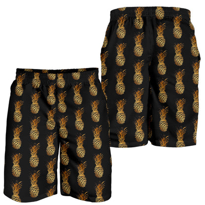 Pineapple Pattern Print Design A02 Mens Shorts