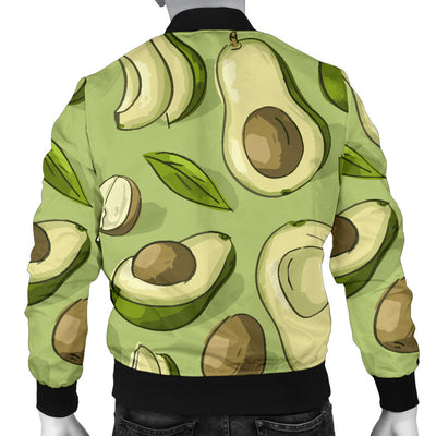 Avocado Pattern Print Design AC03 Men Bomber Jacket