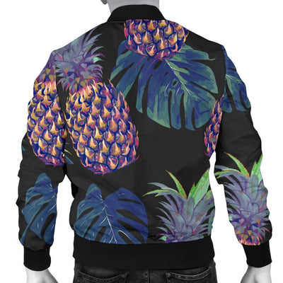 Pineapple Pattern Print Design PP04 Men Bomber Jacket