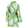 Pear Pattern Print Design PE04 Women Bathrobe