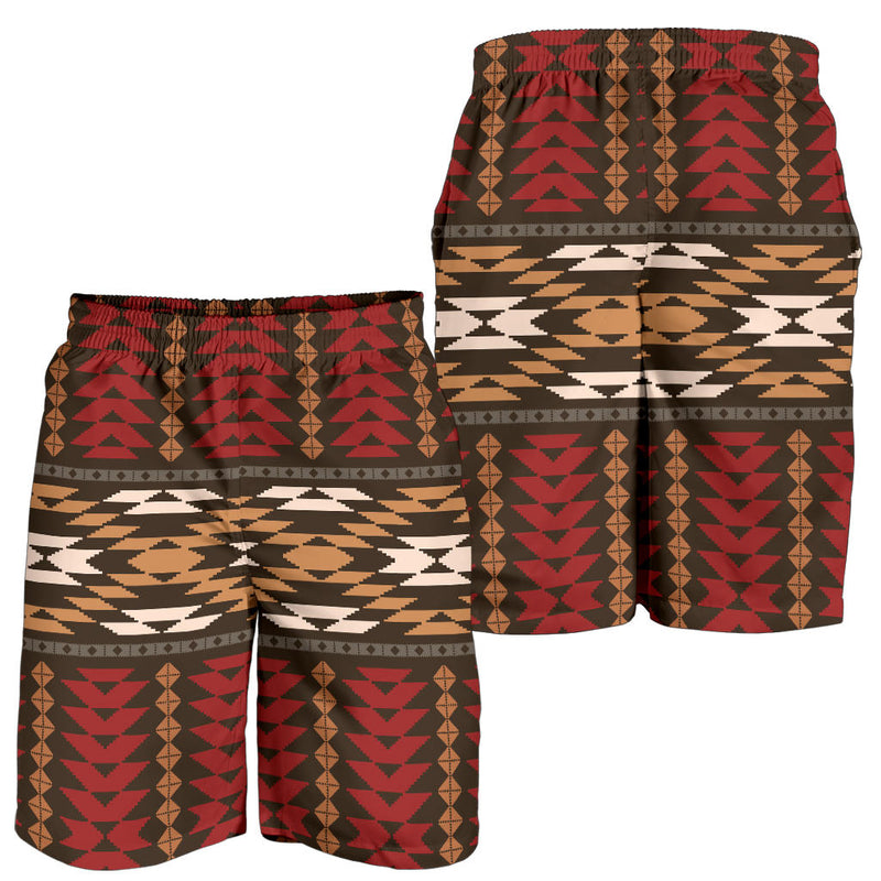 Native Pattern Print Design A02 Mens Shorts