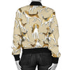 Beagle Pattern Print Design 04 Women's Bomber Jacket