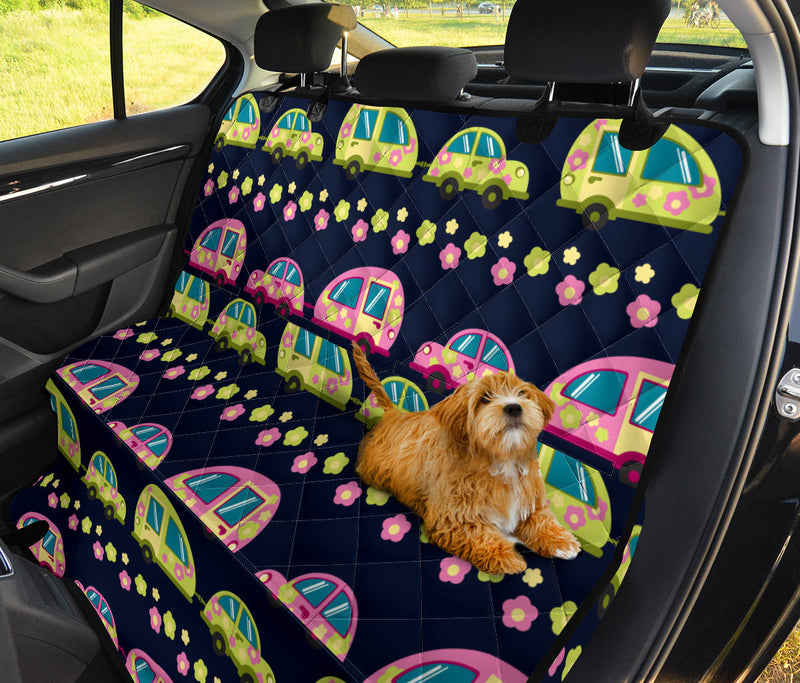 Camper Cute Camping Design No 3 Print Rear Dog  Seat Cover