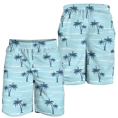 Palm Tree Pattern Print Design PT04 Mens Shorts