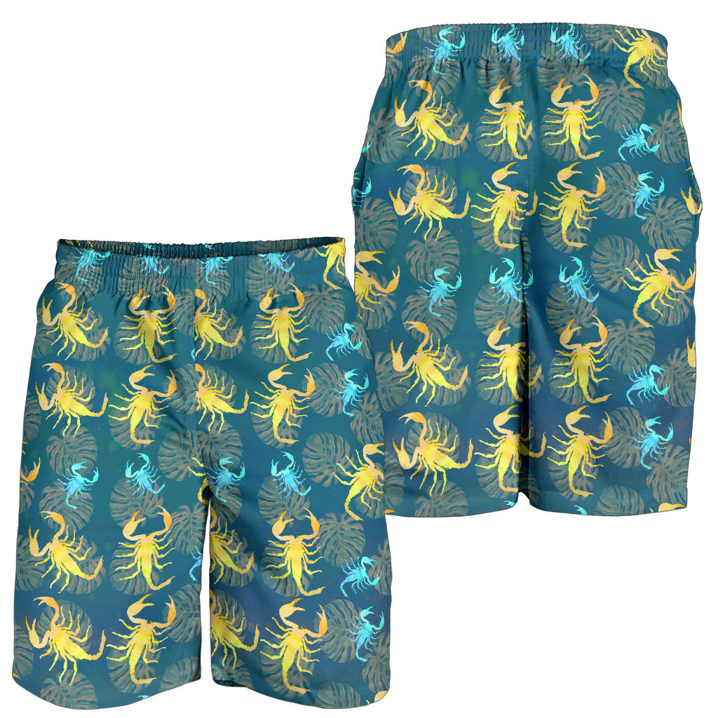 Scorpion Pattern Print Design 02 Mens Shorts